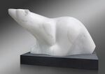 Orso polare in grandezza naturale